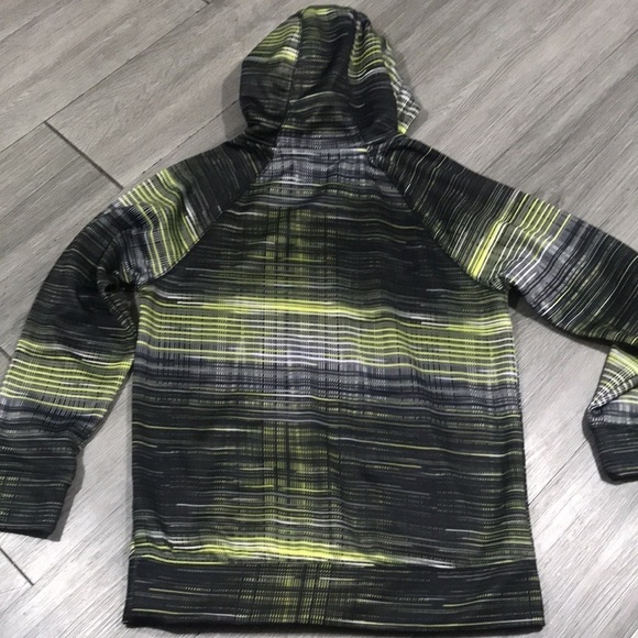 Spyder Black, White, & Yellow Screen Print Pull-Over Hoodie size M - Picture 9 of 10